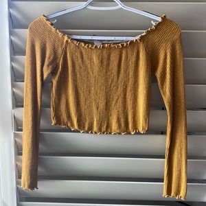 Off the shoulder Long Sleeve